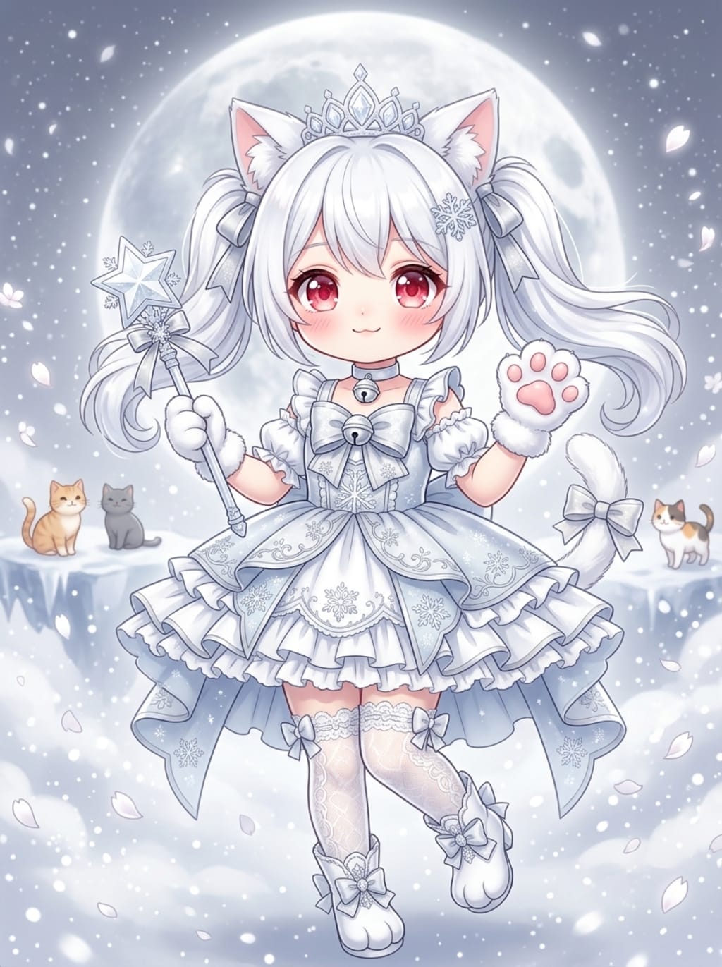 白ツイにゃん