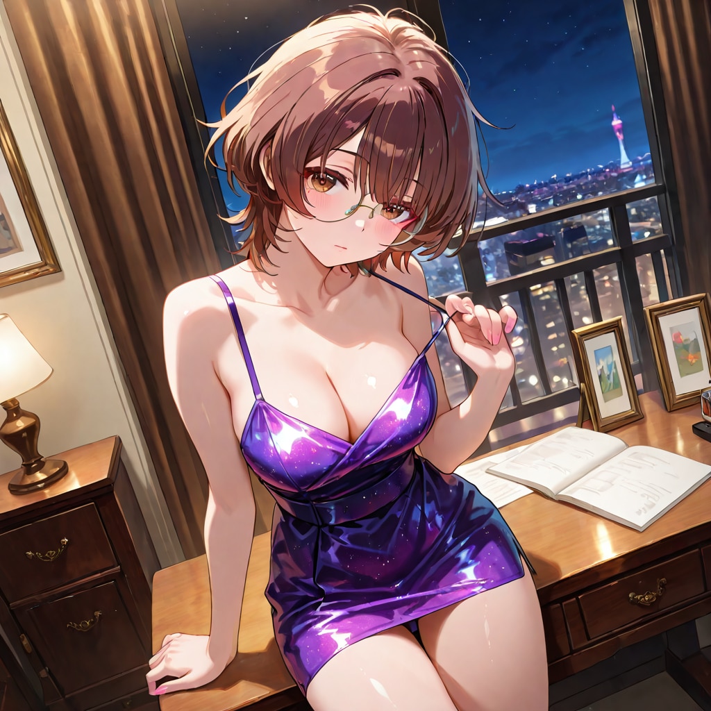 メガネっ子　スリップ