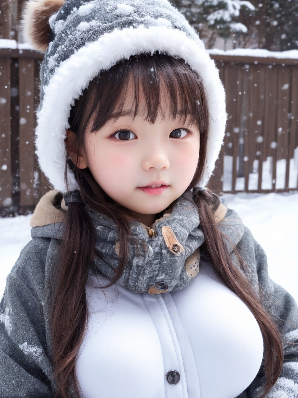 爆乳童顔彼女
