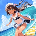 【実験】メイド × サーファー 5枚目