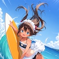 【実験】メイド × サーファー 3枚目
