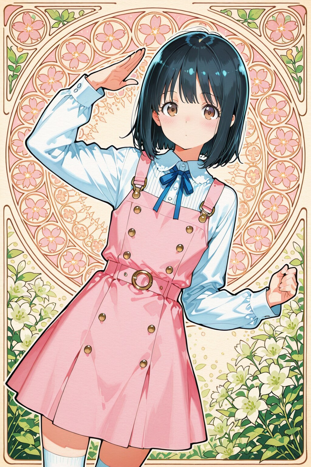 黒髪少女