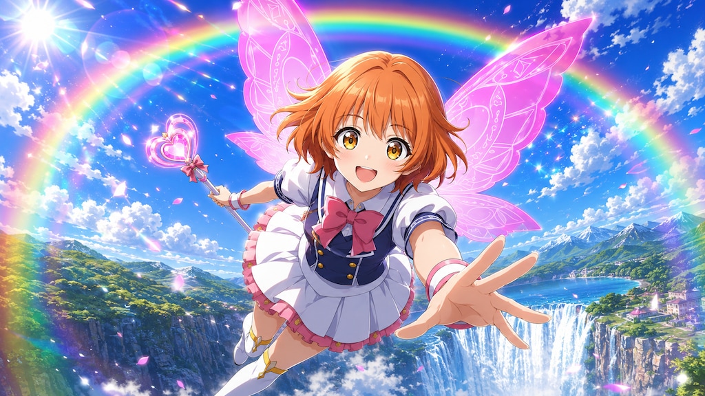 虹の輪を越え