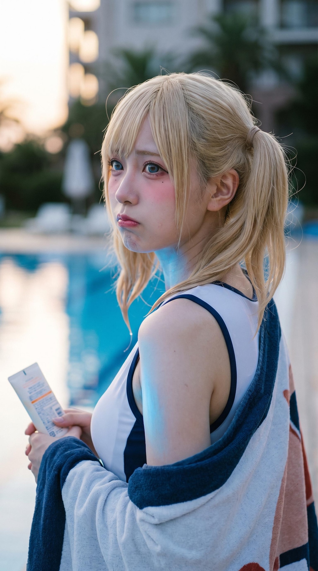 Wrapped in Quiet Blue