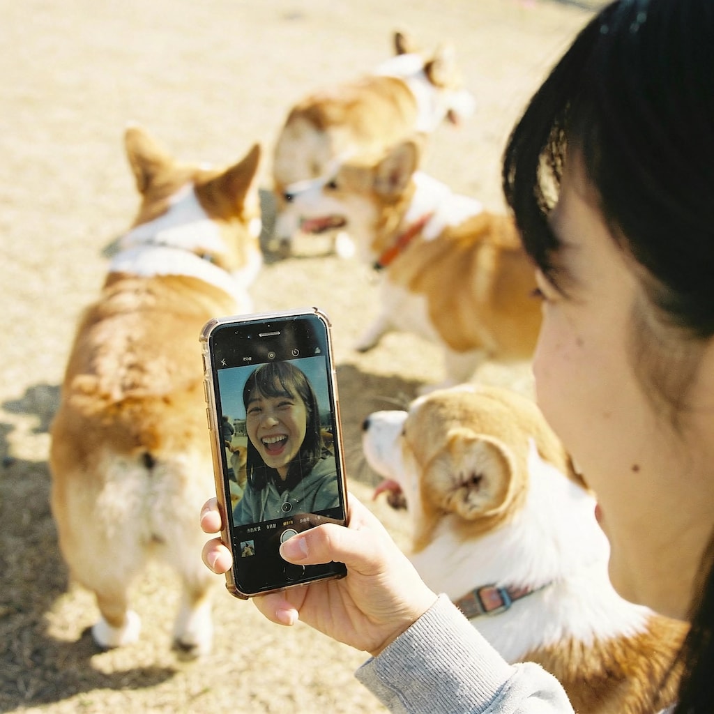 Comparing Cute Corgi Butts