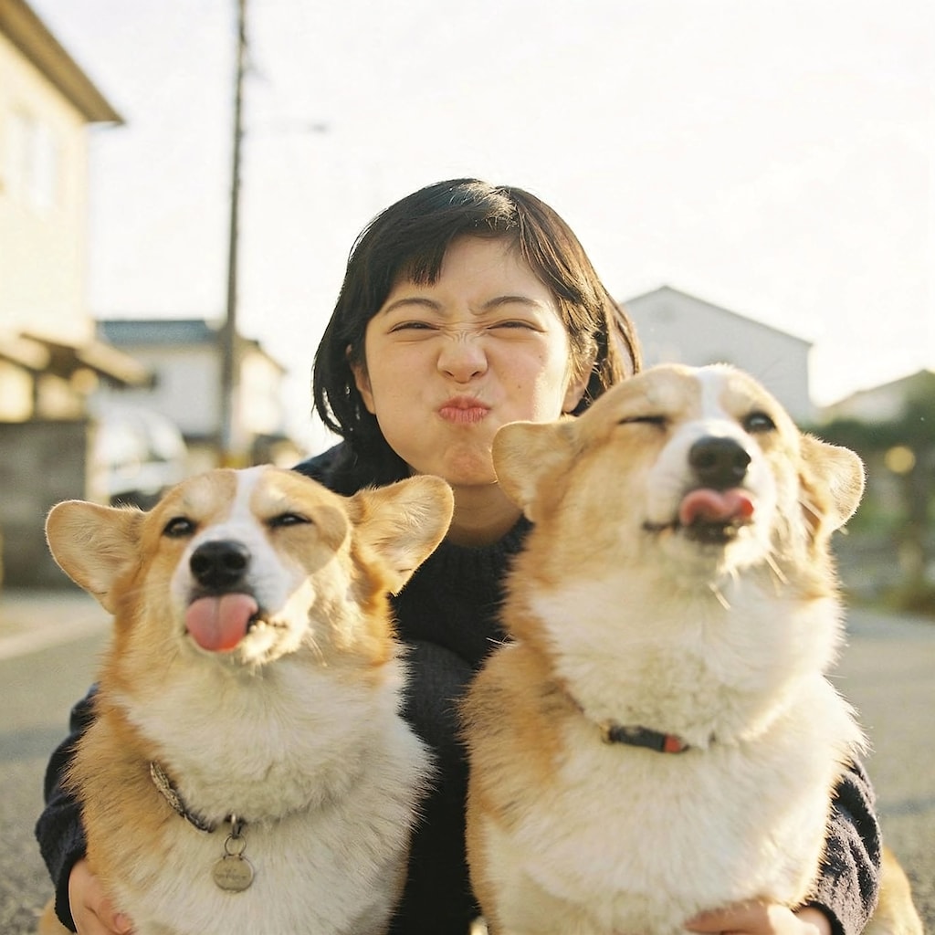Comparing Cute Corgi Butts