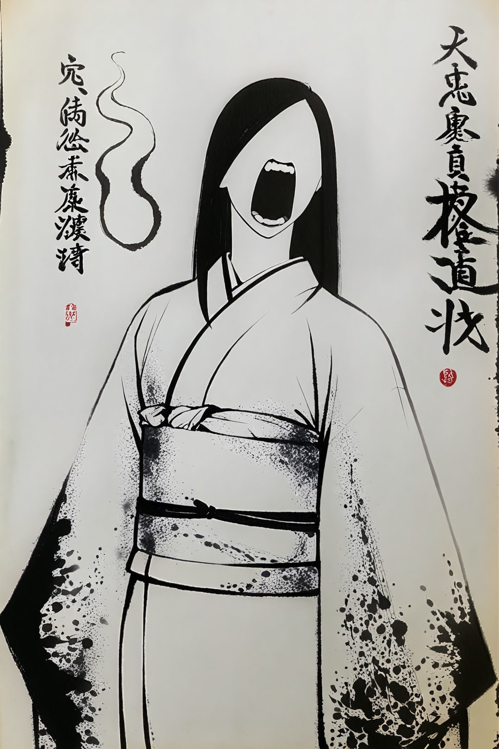 百鬼夜行 お歯黒べったり | の人気AIイラスト・グラビア