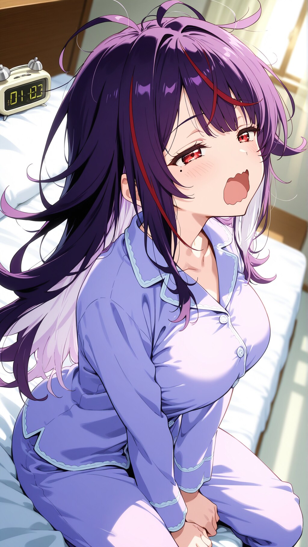 寝起きうちの子