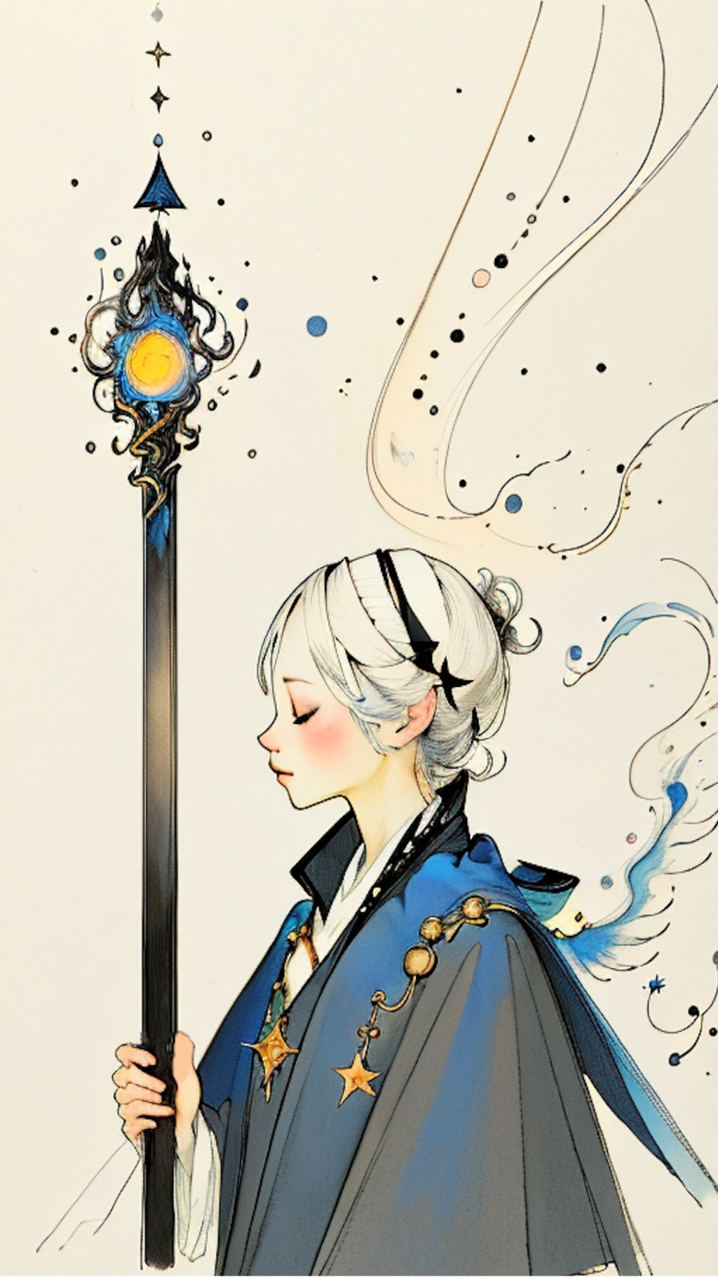 マジシャンと杖