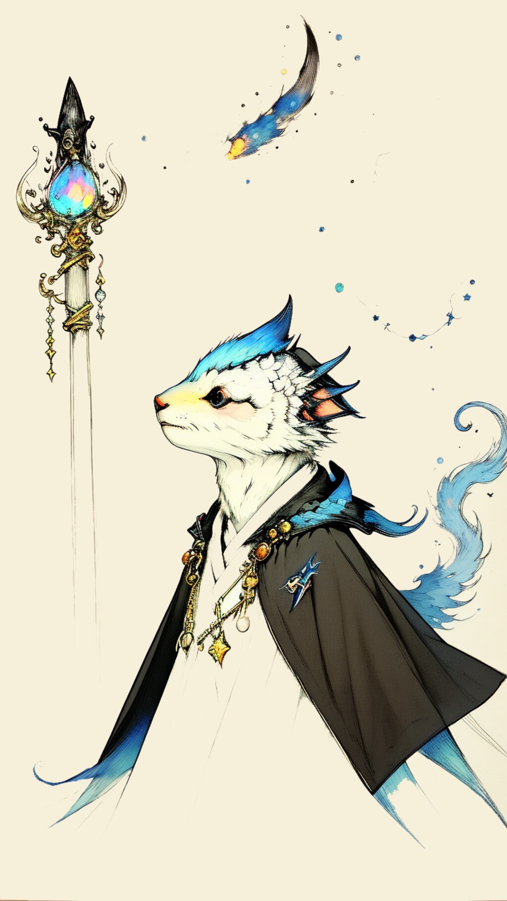 マジシャンと杖