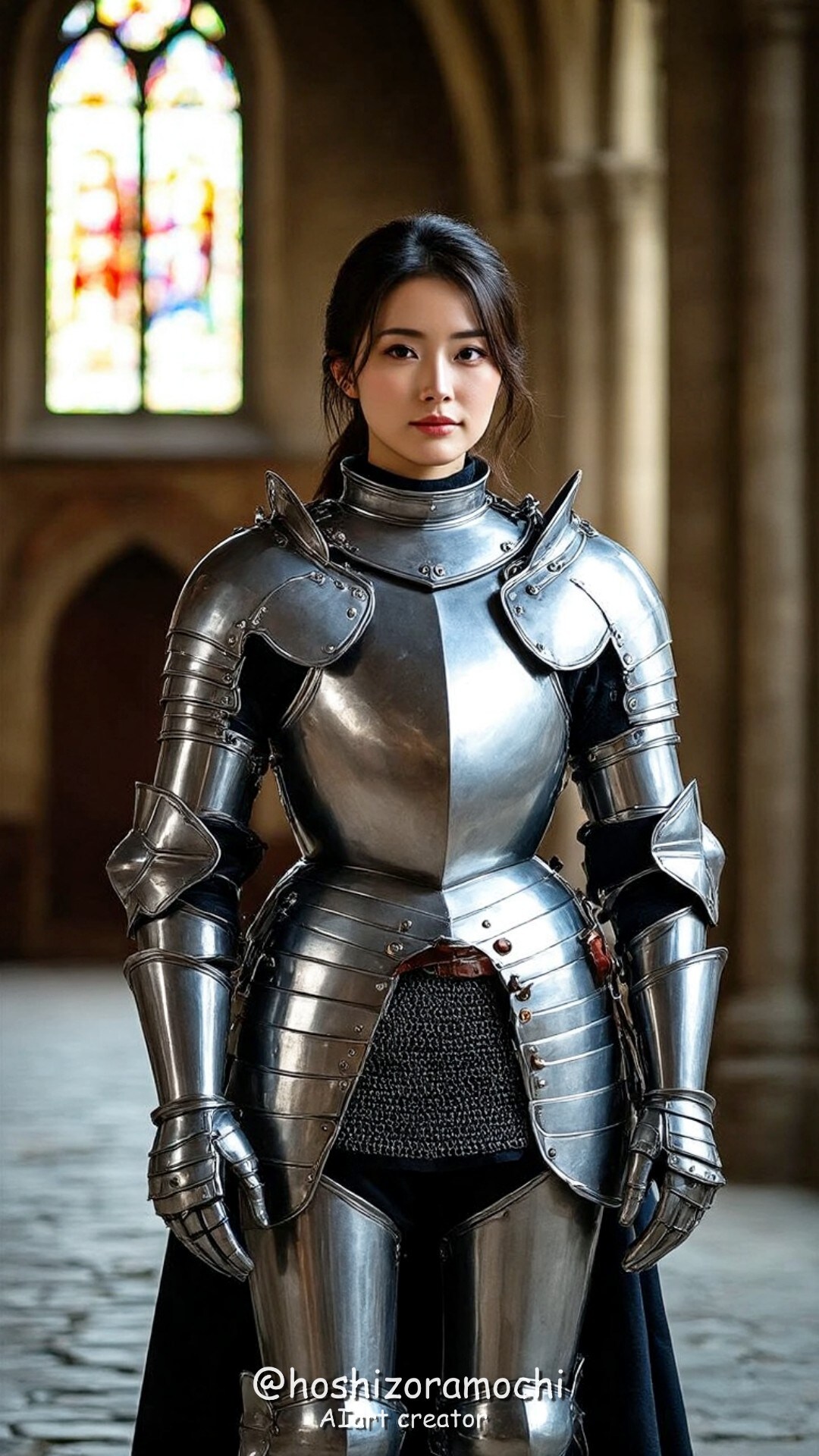 完全なる鎧、美しき守護者の静かな佇まい - Perfect armor, the quiet presence of a beautiful guardian | の人気AIイラスト・グラビア