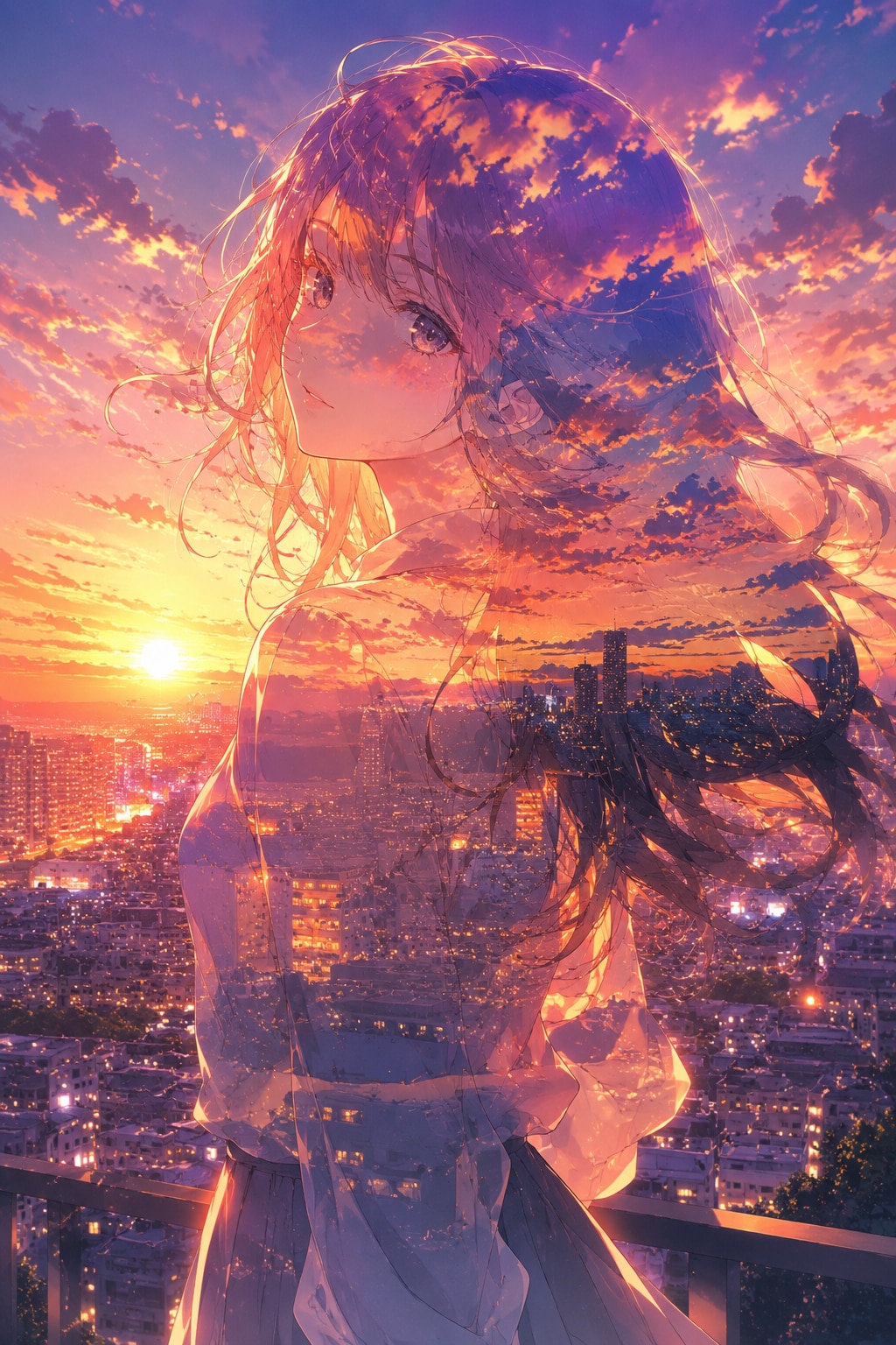 夕暮れ