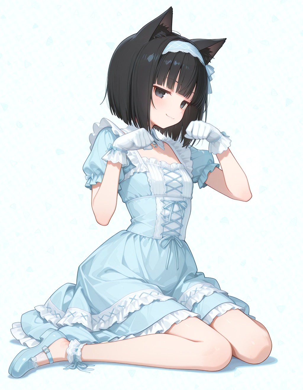 ジト目なゴシックねこ娘