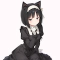 ジト目なゴシックねこ娘 2枚目