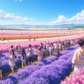 北海道・富良野の花畑 3枚目