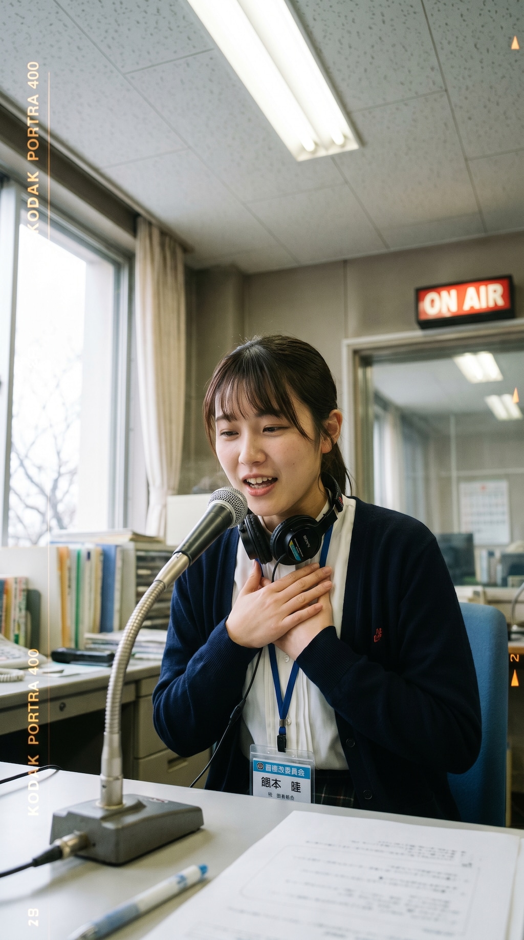 The Girl Behind the Morning Announcement