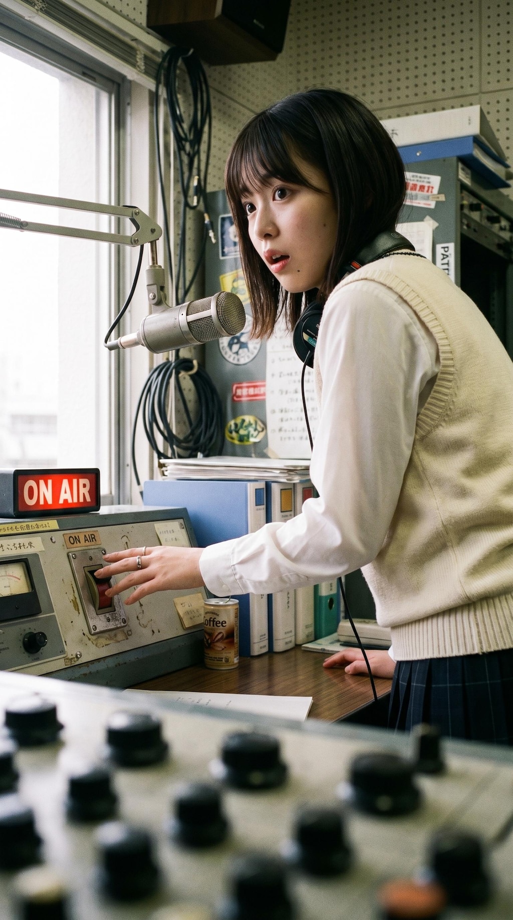 The Girl Behind the Morning Announcement