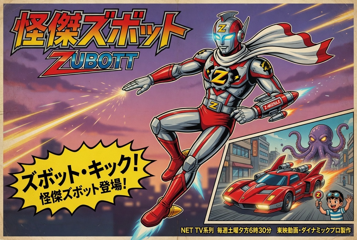 怪傑ズボット　日本じゃ二番目だ
