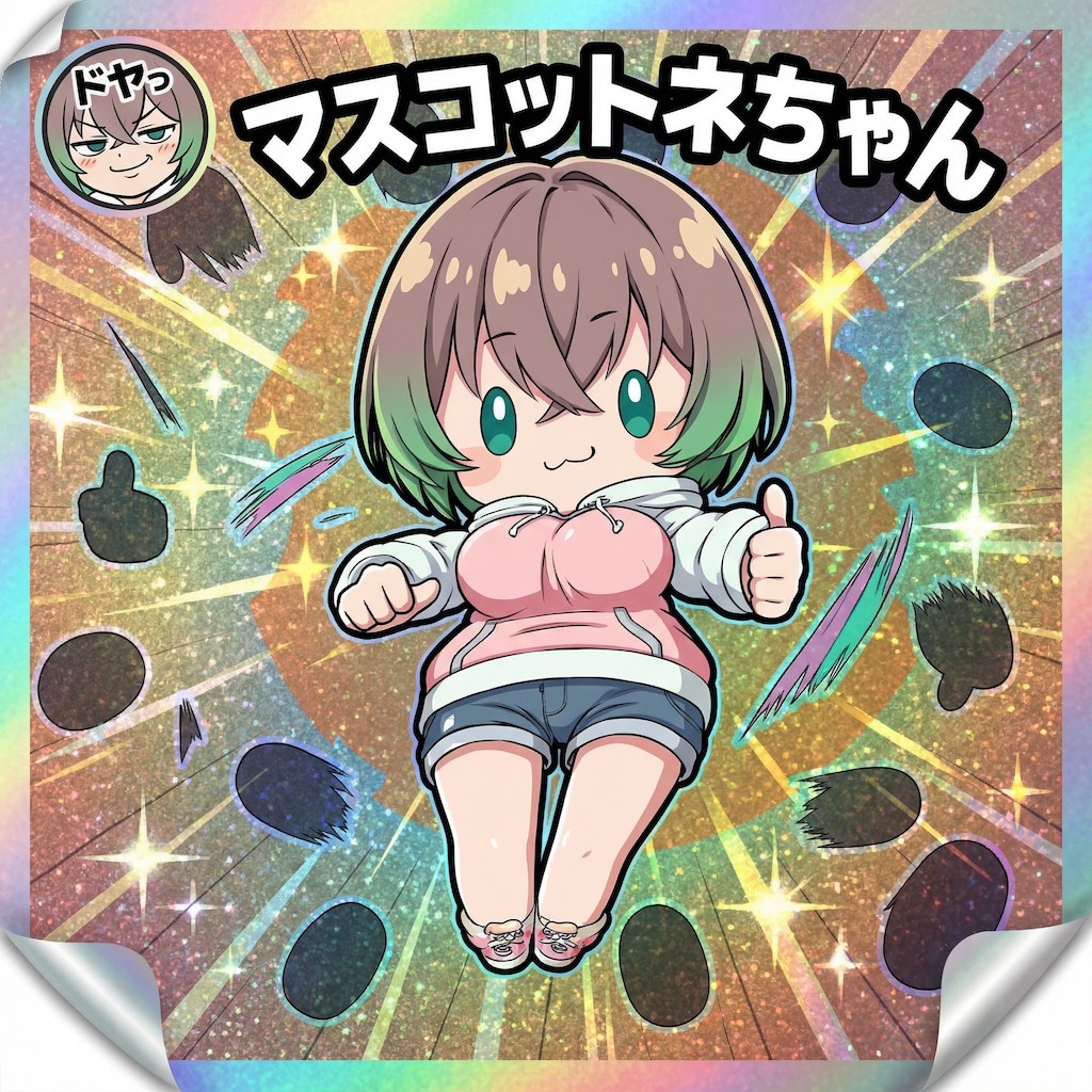 571 ちちぷいシールになったボーイッシュ