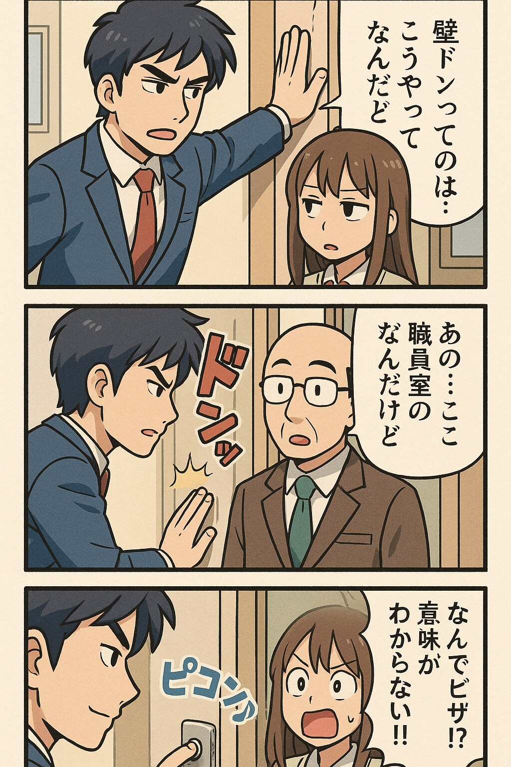 「壁ドンの正しい使い方」