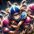 🏈泥まみれの女子アメフト 140 3枚目