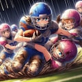 🏈泥まみれの女子アメフト 140 8枚目