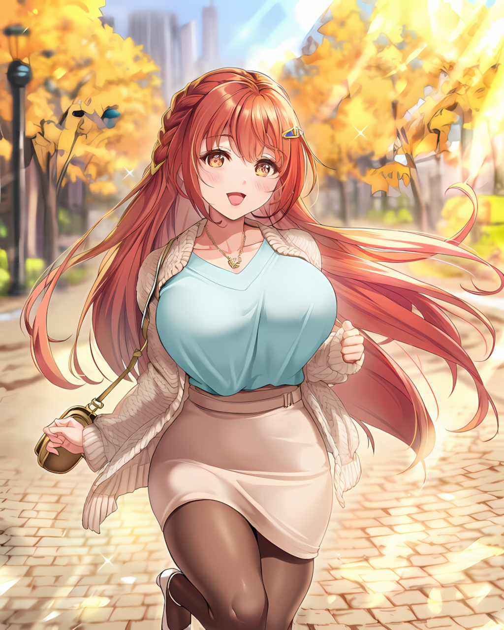 朝の公園通勤💕ノノカオフィス