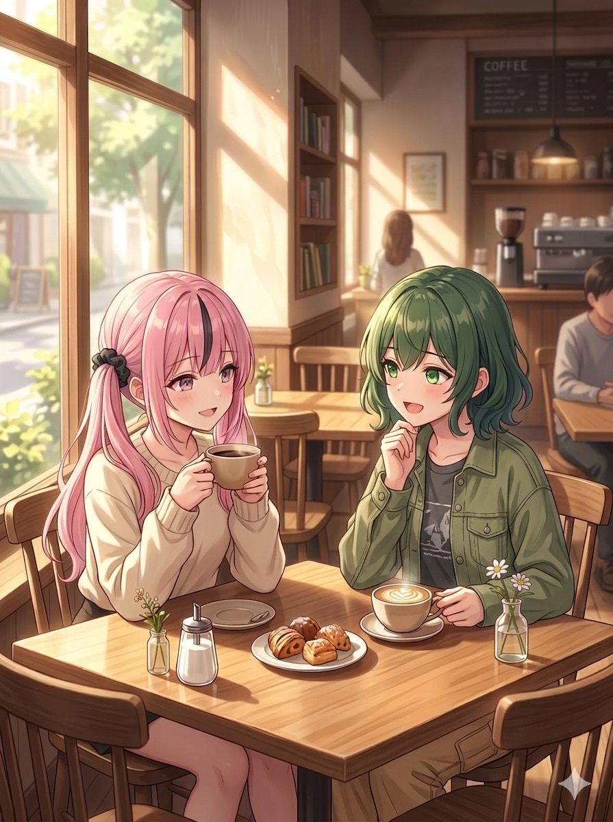 心春ちゃん＆芽生ちゃん | の人気AIイラスト・グラビア