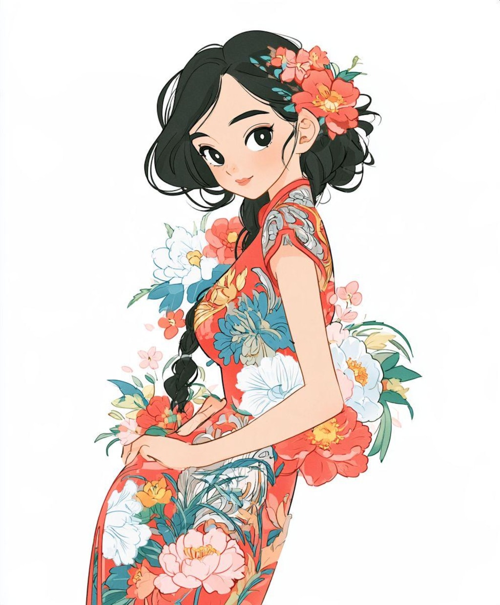 旅の途中のチャイナドレス