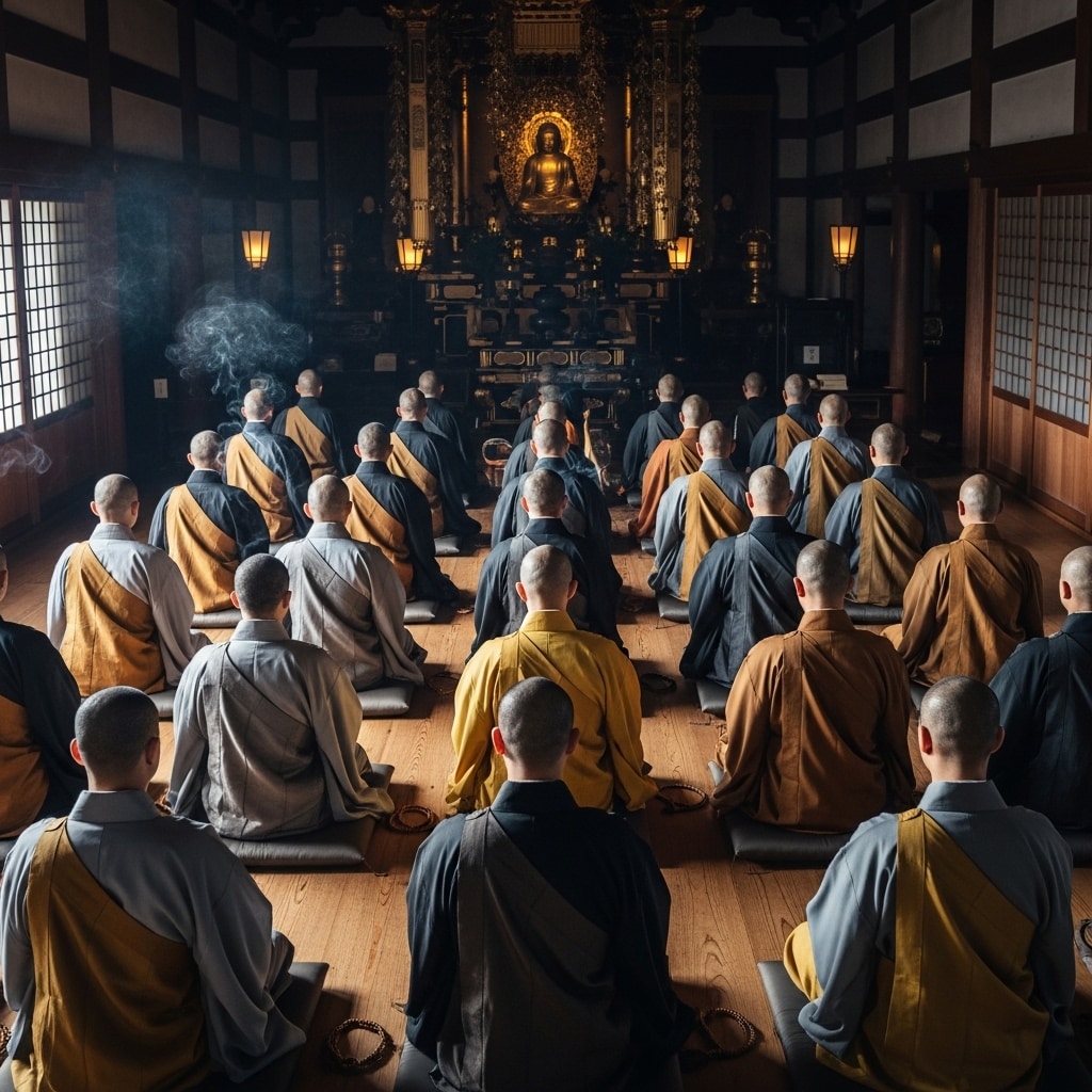 読経（２枚） | の人気AIイラスト・グラビア