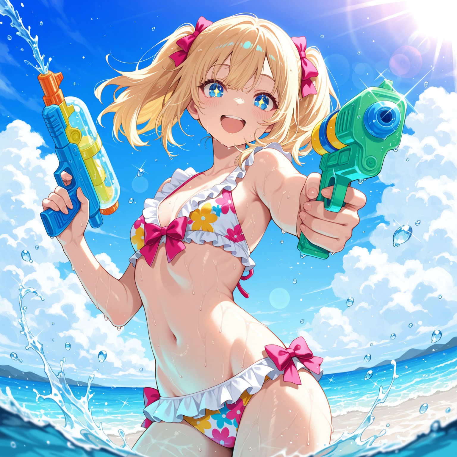 水鉄砲喜楽里ちゃん
