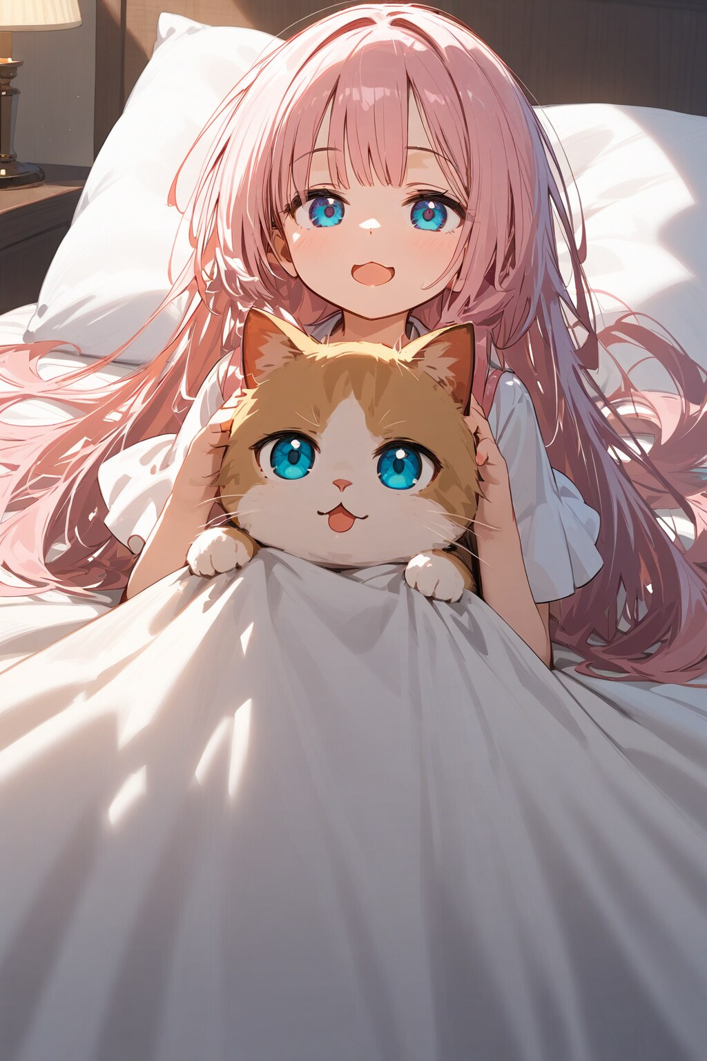 猫寝具×オリシアちゃん♪