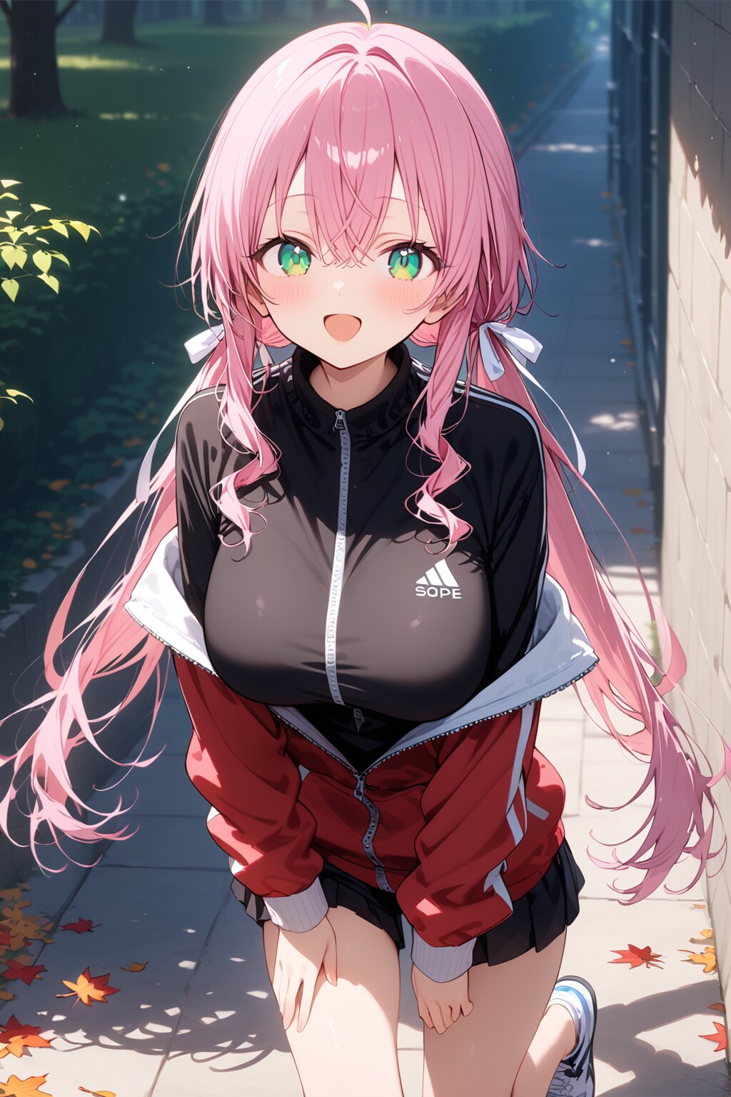 運動の秋の桃花