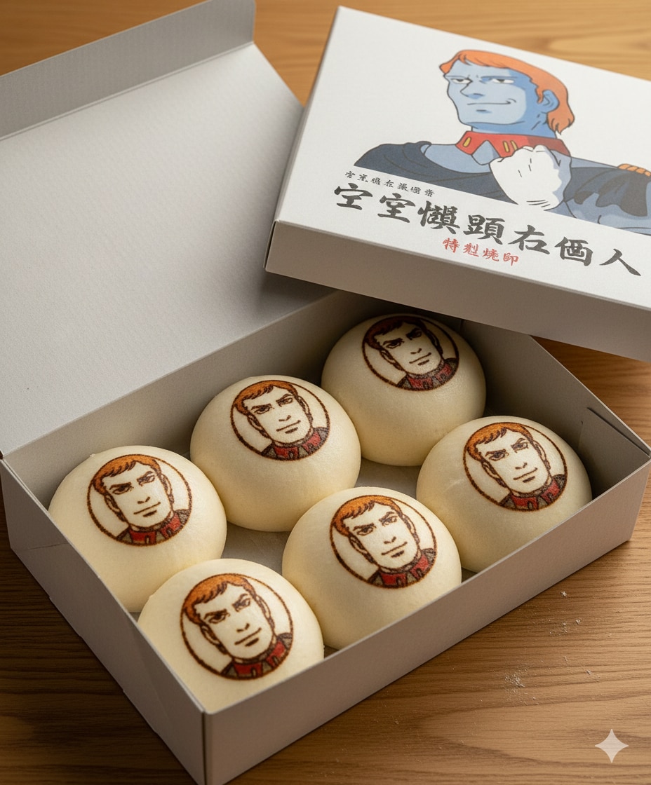 【デスラーさん】予算削減したせいで出来の悪い商品になったデスラー饅頭 | の人気AIイラスト・グラビア