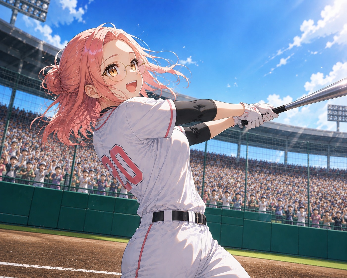 かっ飛ばせ、ミレアちゃん！ | の人気AIイラスト・グラビア