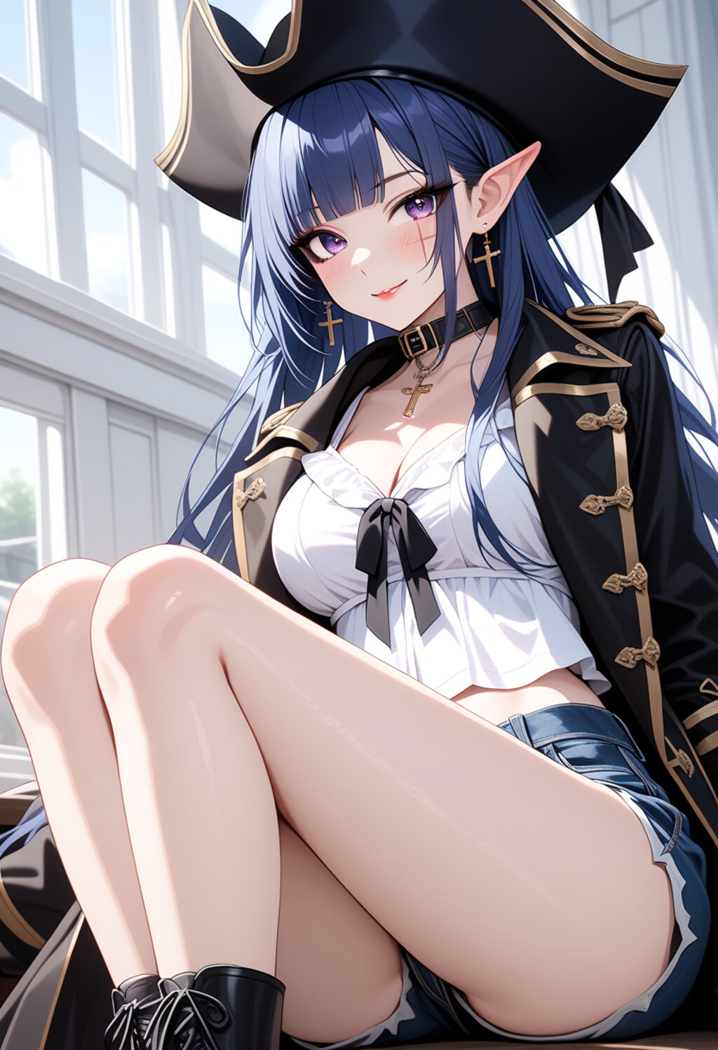 ロングコートとショートパンツDays