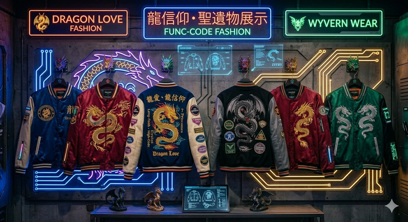 【神回】私の聖遺物（スカジャン）コレクション大公開！ワッペンの意味、全部教えちゃうぞ☆ 龍愛 エリュシオン 自己肯定感爆上げ