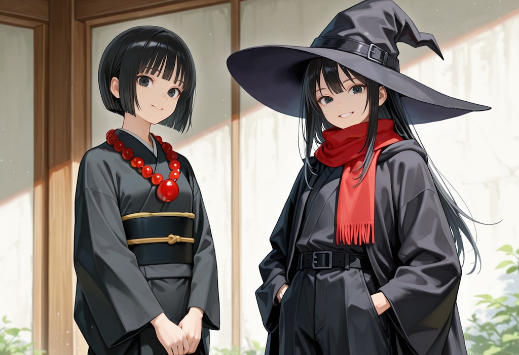 いつもの僧侶さんといつもの魔女さんのいいふたりの日