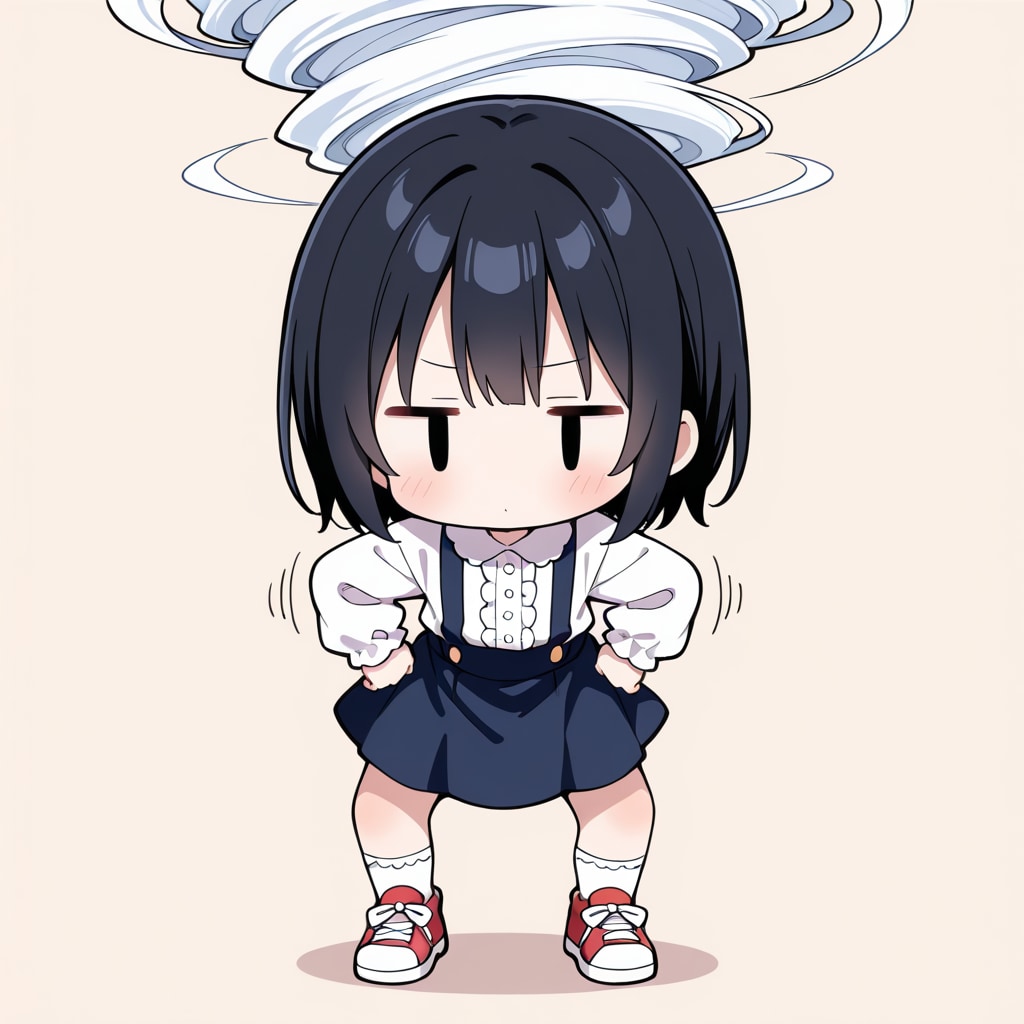 【没イラスト】竜巻を起こす