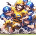 🏈泥まみれの女子アメフト 126 4枚目
