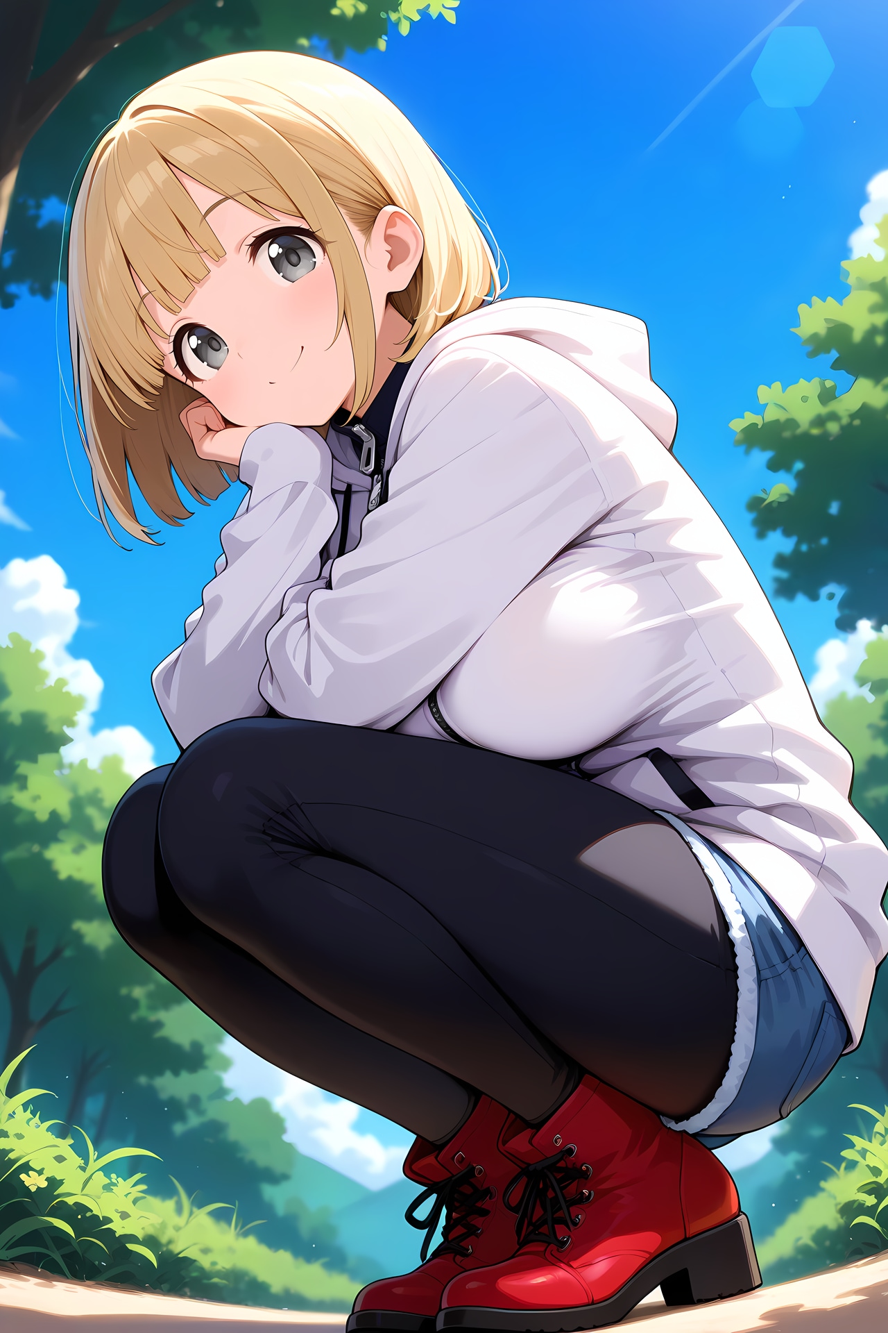 レギンスとニーソックス | の人気AIイラスト・グラビア