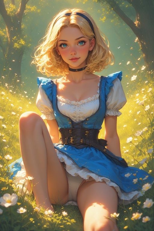 北風と太陽による不思議の国のアリスのパンチラ画像集