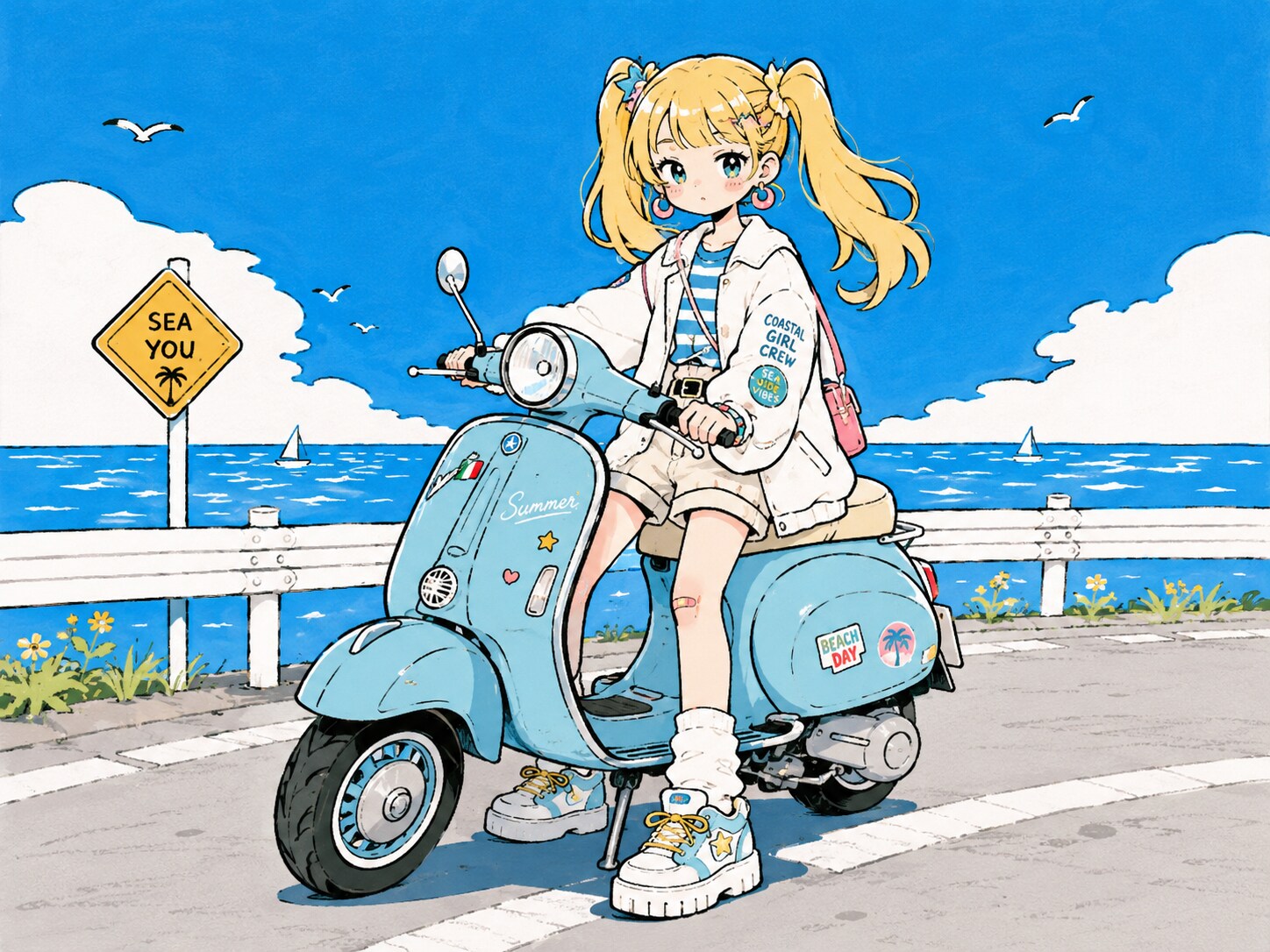 夏空と少女115 | の人気AIイラスト・グラビア