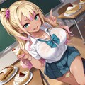 体育祭、ぉつかれさました～　。【パイ投げしたケーキをデコっていただきま～す】 2枚目