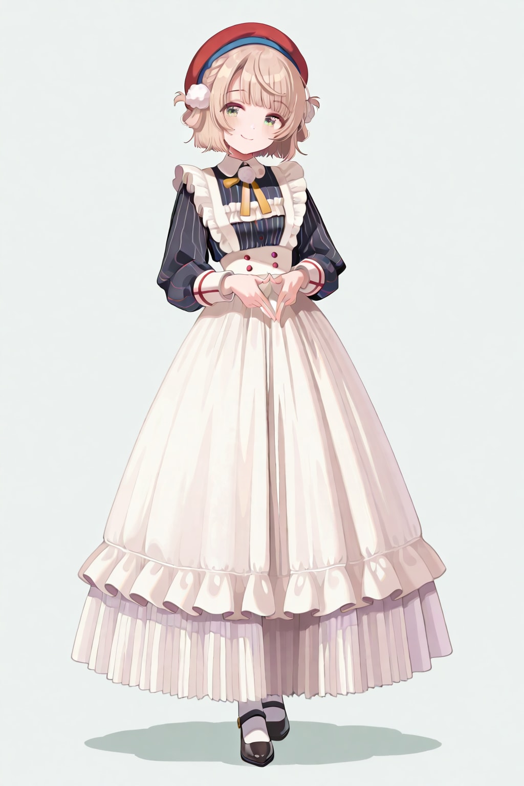 So I tried to make give Ui a maid outfit for Maid Day