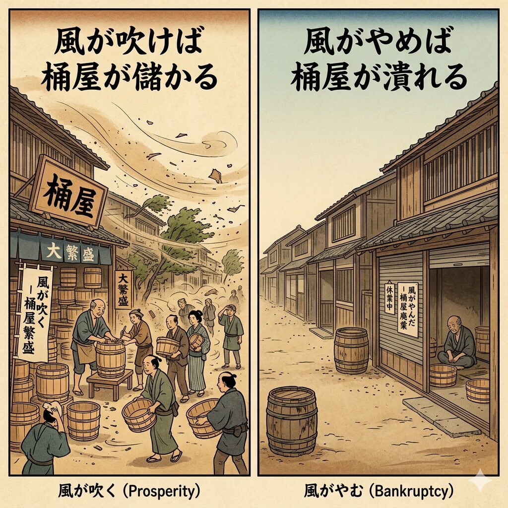 風と桶屋