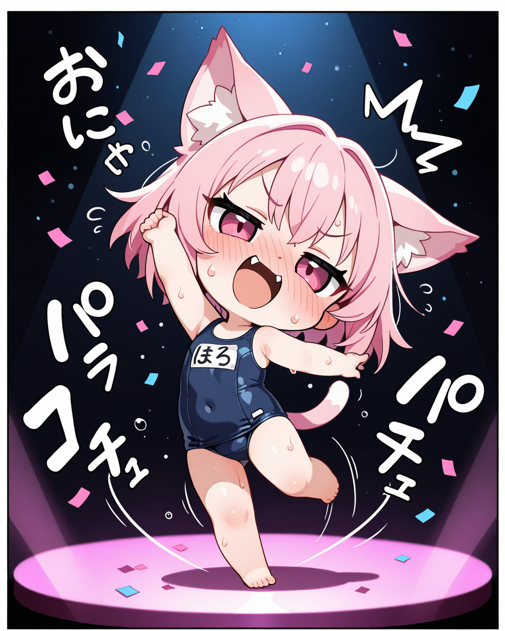 も、もうちょいまともな衣装はにゃかったのかっ！？（怒）