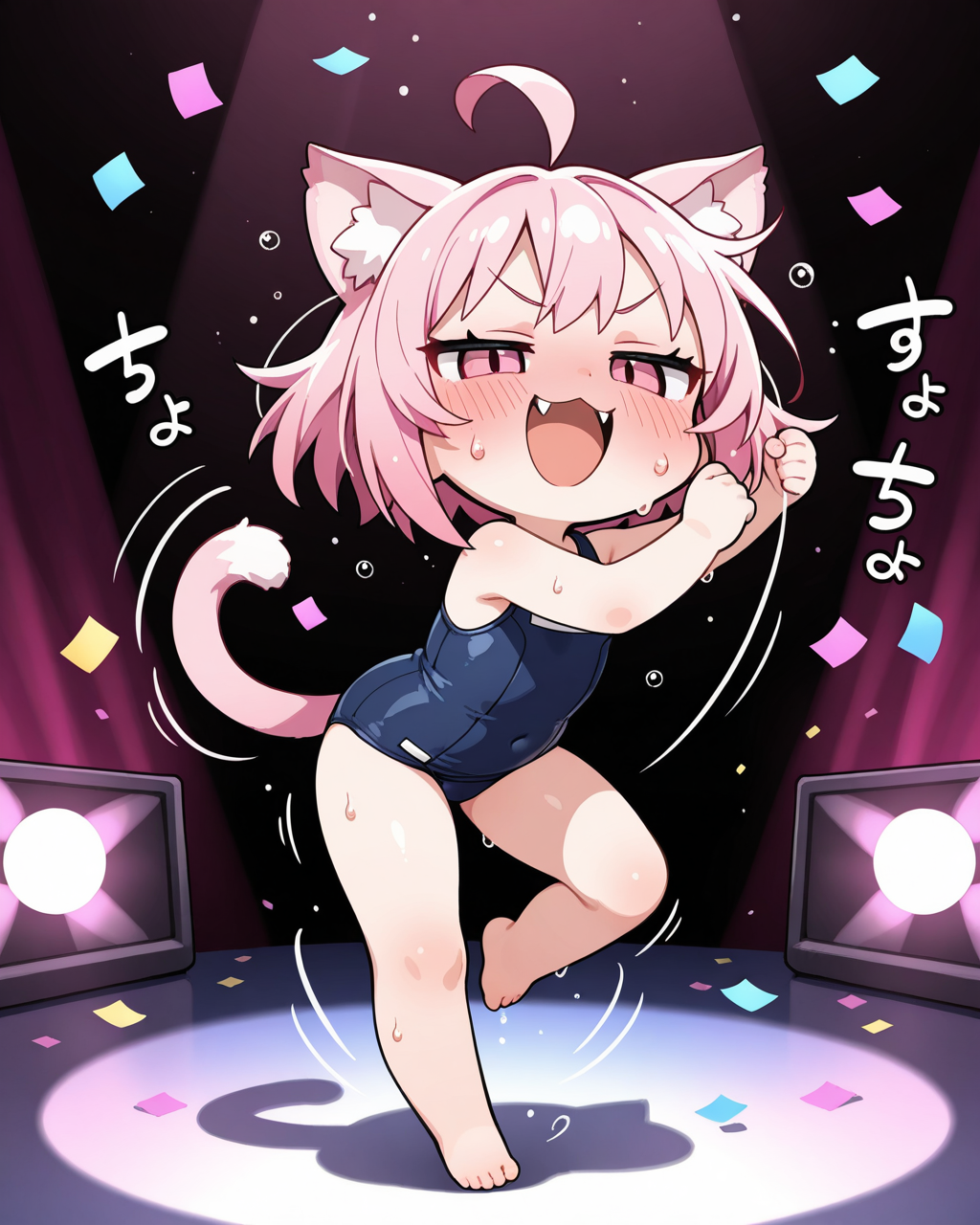 も、もうちょいまともな衣装はにゃかったのかっ！？（怒）