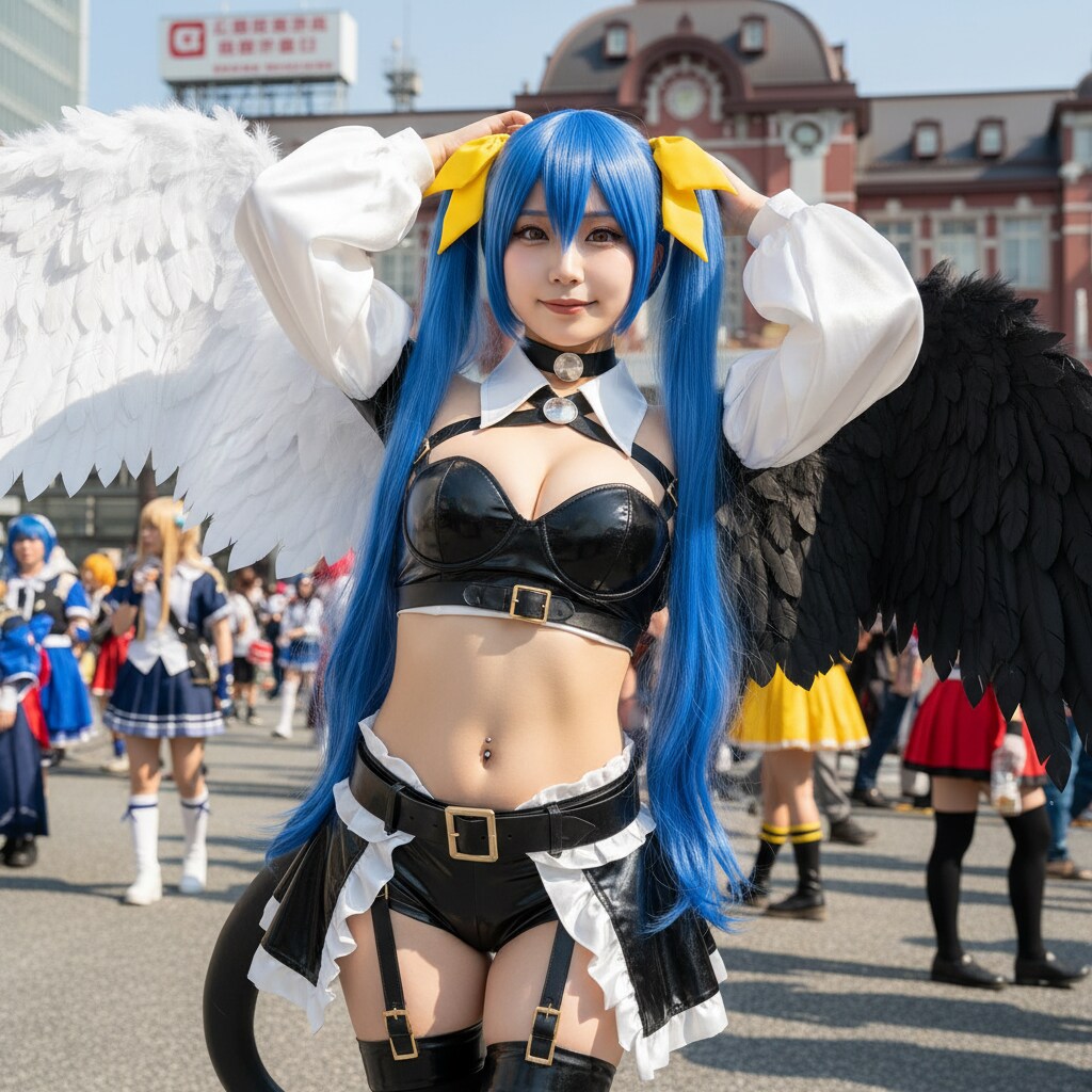 青ツイさん。コスプレ