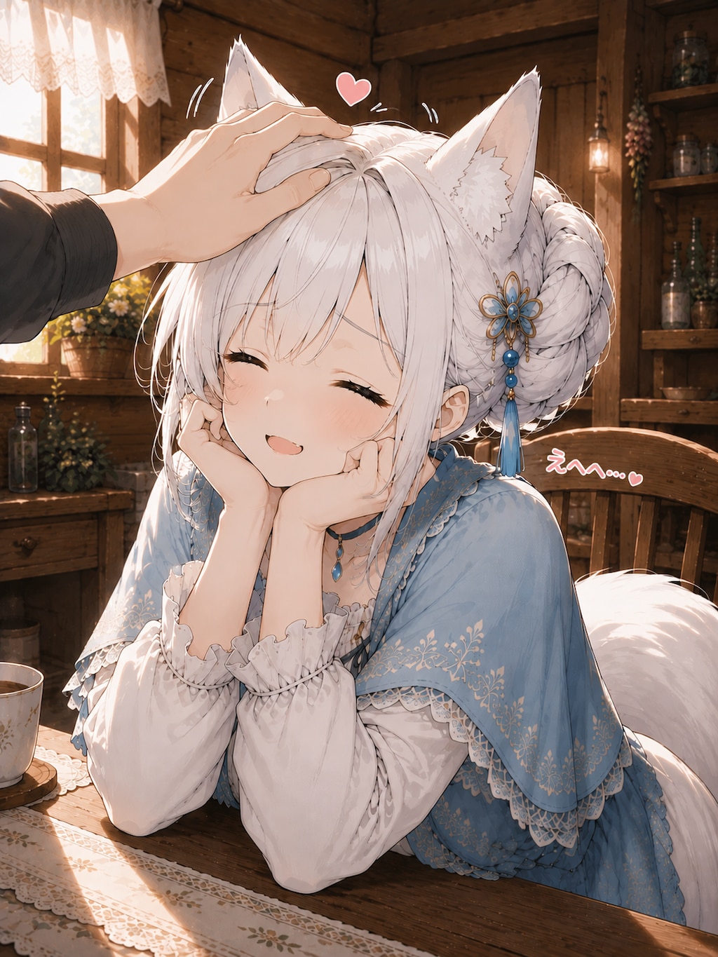 夜会巻きココロちゃん